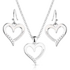 MONTANA SILVERSMITHS DIVINE AFFECTION HEART SET - ACCESSORIES JEWELRY SET - JS6123