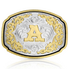 ATTITUDE BY MONTANA SILVERSMITHS WESTERN INITIAL BUCKLE A - ACC BUCKLE  - A1047A
