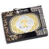 ATTITUDE BY MONTANA SILVERSMITHS WESTERN INITIAL BUCKLE T - ACC BUCKLE  - A1047T