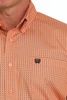 CINCH CORAL GEOMETRIC PRINT - MENS SHIRT  - MTW1105875