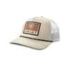 ARIAT SQUARE PATCH TAN ROPE - HATS CAP  - A300092508