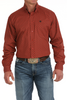 CINCH RED DIAMOND PRINT - MENS SHIRT  - MTW1105870