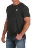 CINCH BLACK LOGO TEE - MENS TEE  - MTT1690671