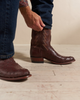 TECOVAS THE WYATT MAHOGANY OSTRICH - BOOT MENS WESTERN - M10077MAH