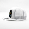 DE RANCHO FIGHTING ROOSTERS WHITE - HATS CAP  - FIGHTING ROOSTERS WHITE
