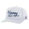 HOOEY OG WHITE 5 PANEL TRUCKER - HATS CAP  - 2560T-WH