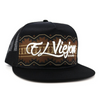 EL VIEJON YUCATAN BLACK BLACK FLAT - HATS CAP  - YUCATAN 2