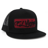 EL VIEJON EV PATCH BLK BLK MAROON PATCH - HATS CAP  - EV PATCH 15