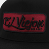 EL VIEJON EV PATCH BLK BLK MAROON PATCH - HATS CAP  - EV PATCH 15