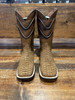 DILIGENCIA PYTHON HONEY NOBUCK - BOOT MENS WESTERN - PYTHON HONEY NOBUCK