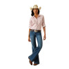 ARIAT HASLEY SLIM TROUSER MID RISE - LADIES JEANS  - 10058920