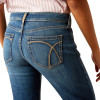 ARIAT HASLEY SLIM TROUSER MID RISE - LADIES JEANS  - 10058920