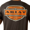ARIAT OL' STYLE LOCKUP VINTAGE BLACK - MENS TEE  - 10054837