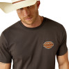 ARIAT OL' STYLE LOCKUP VINTAGE BLACK - MENS TEE  - 10054837