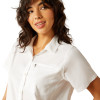 ARIAT VENTEK STRETCH WHITE - LADIES SHIRT  - 10055044