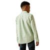 ARIAT TEAM PIERSON LIGHT GREEN PRINT - KIDS BOYS SHIRT - 10054795