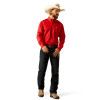 ARIAT TEAM LOGO TWILL RED - MENS SHIRT  - 10055236