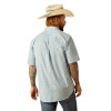 ARIAT GLENNIE PRO TURQUOISE PLAID - MENS SHIRT  - 10054683