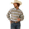 ARIAT CALDER CLASSIC FIT NAVY PRINT - MENS SHIRT  - 10054669