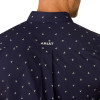 ARIAT CORDELL FITTED NAVY PRINT - MENS SHIRT  - 10054804