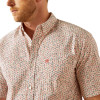 ARIAT CHAPMAN CLASSIC FIT RED PRINT - MENS SHIRT  - 10054815