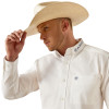 ARIAT TEAM LOGO TWILL WHITE KHAKI - MENS SHIRT  - 10055286