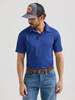 WRANGLER PERFORMANCE POLO BLUE - MENS POLO  - 112359338