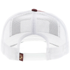 HOOEY MAROON WHITE 5 PANEL TRUCKER - HATS CAP  - 2561T-MAWH