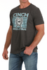 CINCH TRIED AND TRUE CHARCOAL PRINT - MENS TEE  - MTT1690663