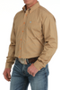 CINCH ORANGE GEOMETRIC PRINT - MENS SHIRT  - MTW1105882