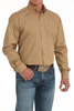 CINCH ORANGE GEOMETRIC PRINT - MENS SHIRT  - MTW1105882