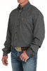 CINCH ARENAFLEX NAVY MEDALLION PRINT - MENS SHIRT  - MTW1862034