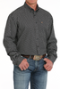 CINCH ARENAFLEX NAVY MEDALLION PRINT - MENS SHIRT  - MTW1862034
