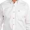ARIAT SOLD TWILL FITTED WHITE - MENS SHIRT COR - 10034230