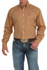 CINCH ORANGE GEOMETRIC PRINT - MENS SHIRT  - MTW1105886