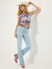 WRANGLER LAINEY BOOT HUGGER BLEACH - LADIES JEANS  - 112368267