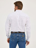 WRANGLER GEORGE STRAIT WHITE BLUE PRINT - MENS SHIRT  - 112365376