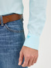 WRANGLER CODY JOHNSON AQUA PRINT - MENS SHIRT  - 112365524