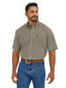 WRANGLER CLASSIC FIT BROWN GEO PRINT - MENS SHIRT  - 112366982