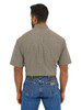 WRANGLER CLASSIC FIT BROWN GEO PRINT - MENS SHIRT  - 112366982