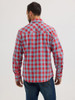 WRANGLER RETRO SNAP CHERRY RED PLAID - MENS SHIRT  - 112365832