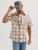 WRANGLER RETRO MODERN FIT KHAKI PLAID - MENS SHIRT  - 112365892