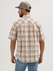 WRANGLER RETRO MODERN FIT KHAKI PLAID - MENS SHIRT  - 112365892