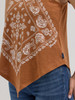 WRANGLER BANDANA DIAMOND TANK BROWN - LADIES TEE  - 112362283