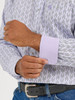WRANGLER GEORGE STRAIT PURPLE PRINT - MENS SHIRT  - 112365400
