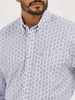 WRANGLER GEORGE STRAIT PURPLE PRINT - MENS SHIRT  - 112365400