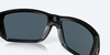 COSTA DEL MAR TAILFIN MT BLACK GRAY 580P - SUNGLASS COSTA DEL MAR  - 9113-06