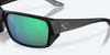 COSTA DEL MAR TALFIN MATTE BLACK GREEN MIRRO - SUNGLASS COSTA DEL MAR  - 9113-03