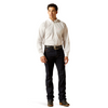 ARIAT WRINKLE FREE BLAZE FITTED WHIT - MENS SHIRT  - 10051475