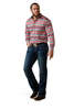 ARIAT OREN CLASSIC LS POPPY RED - MENS SHIRT  - 10044862